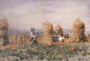 Winslow Homer Pumpkin Patch (mk44) painting